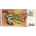 AUSTRALIA 1967 . TWENTY 20 DOLLARS BANKNOTE . ERROR